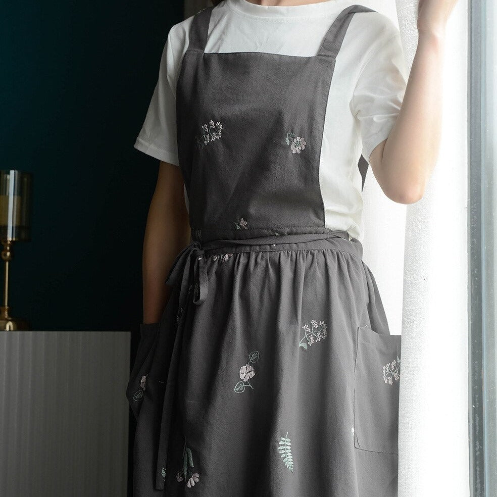 Embroidered  cooking Apron