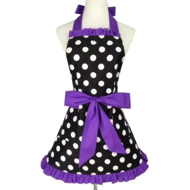 Vintage Apron Dress purple